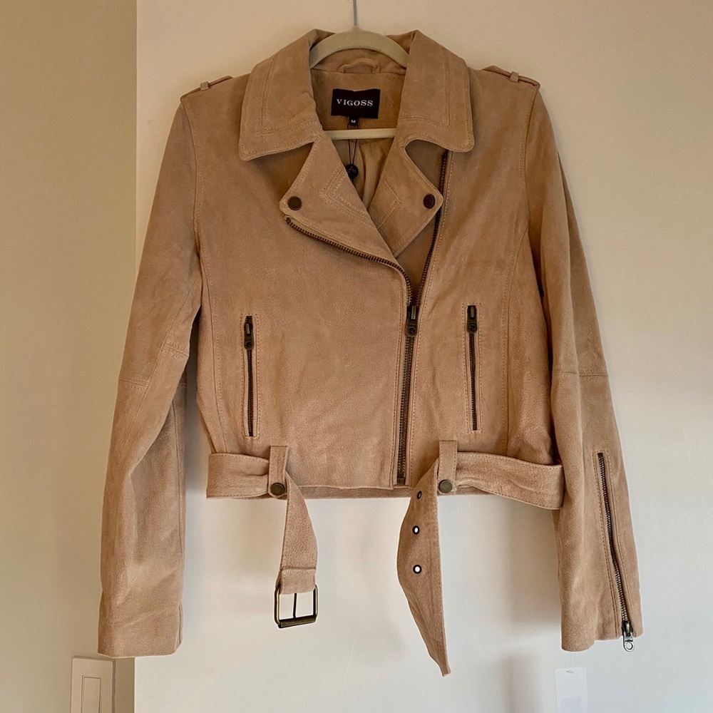 Classic suede jacket